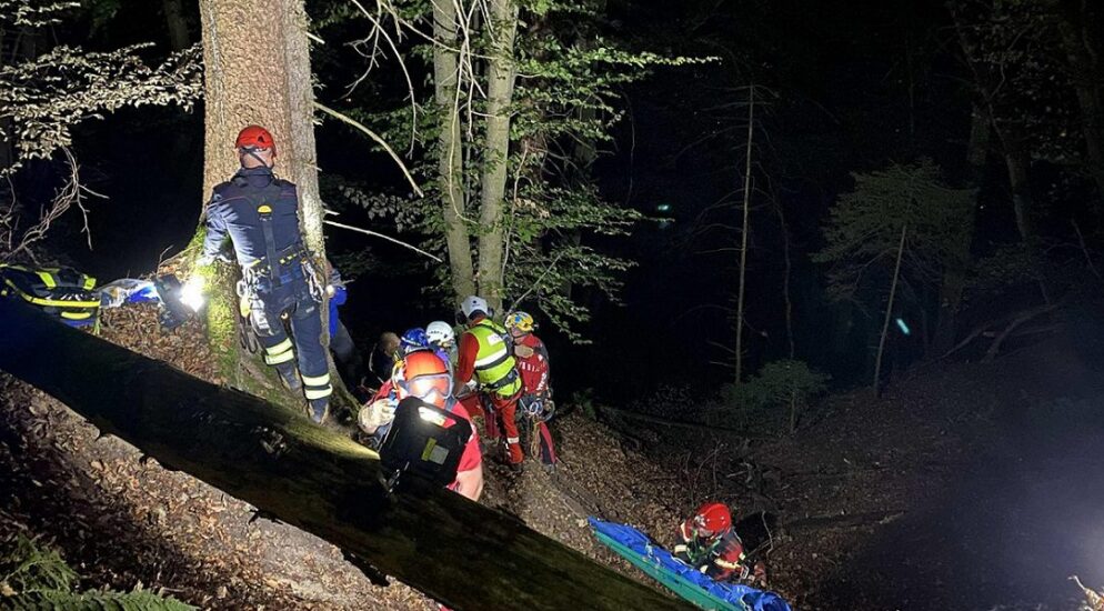Cheyres FR – Landwirtschafts-Fahrzeug stürzt 100 Meter in die Tiefe – drei Verletzte