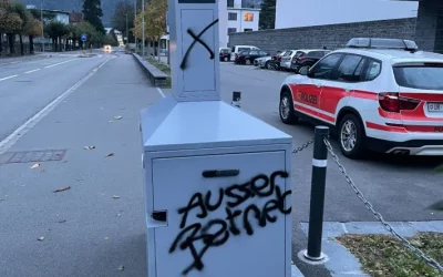 Zeugenaufrurf aus Altdorf UR – «Blitzer» besprayt