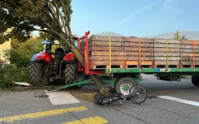 Unfall in Langendorf SO – Fahrradfahrerin von einem Traktor-Anhänger erfasst