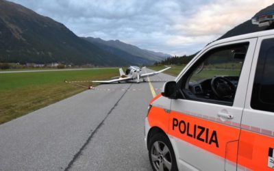 Samedan GR – Flugzeug mit vier Personen notgelandet
