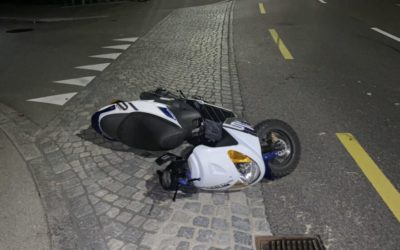 Weinfelden TG – Rollerfahrer (17) verunfallt bei Flucht vor Polizei