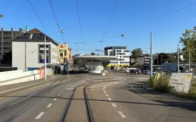 Stadt Basel BS – Verkehrsbehinderung in Kleinhüningen