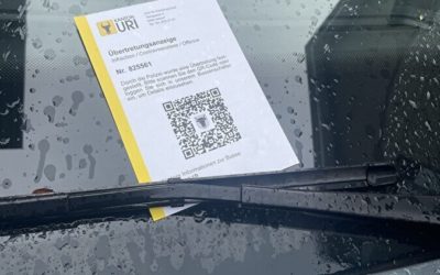 Kanton Uri – QR-Code scannen und Busse online bezahlen
