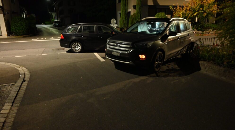 Balgach SG – Fahrunfähig und ohne Führerausweis Verkehrsunfall verursacht