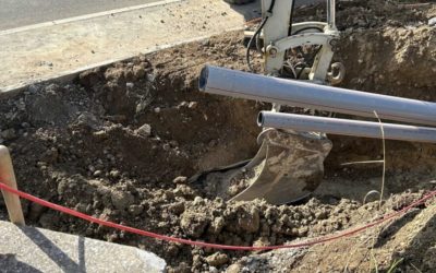 Wollerau SZ – Bei Grabenarbeiten Gasleitung beschädigt