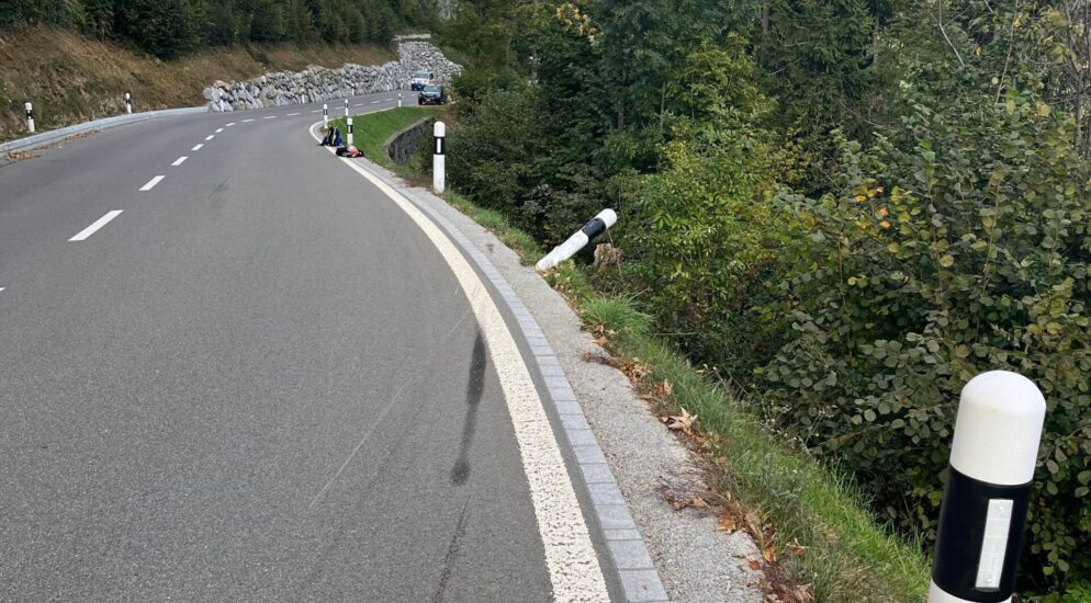 Mühlrüti SG – Motorradfahrer (19) nach Selbstunfall verletzt – ins Spital geflogen