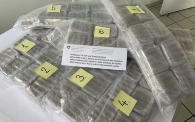 Basel – St. Louis BS / Autobahn A3 – LKW-Aussenfach enthält 35 kg Haschisch