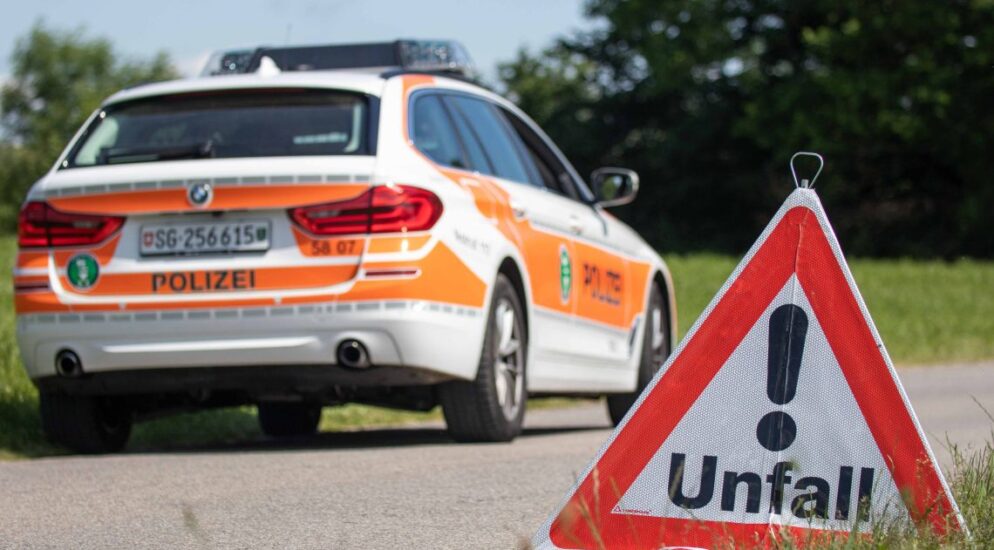 Weite SG – Velofahrer (81) nach Sturz verletzt