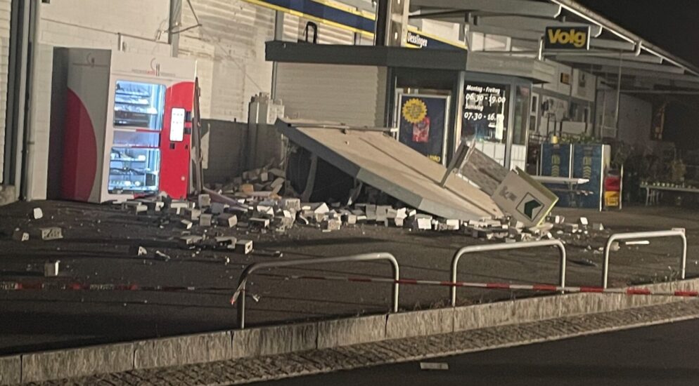 Uesslingen TG – Bankomat gesprengt – ohne Beute geflüchtet – Zeugenaufruf