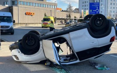 Gerlafingen SO – Auto überschlägt sich bei Selbstunfall