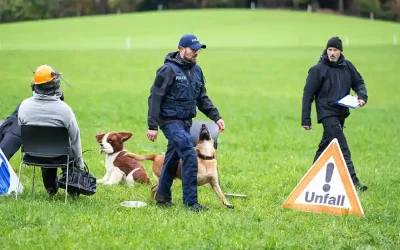 Peter Aebi mit „Ace“ gewinnt die Polizeihundeprüfung der Kantone Basel-Stadt und Basel-Landschaft