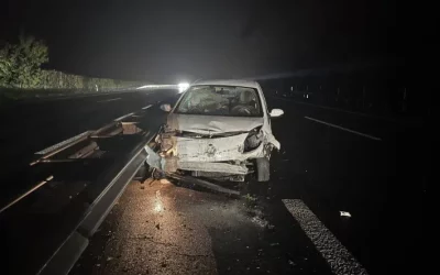 Safenwil/A1 AG – Ins Heck eines Polizeiautos geprallt