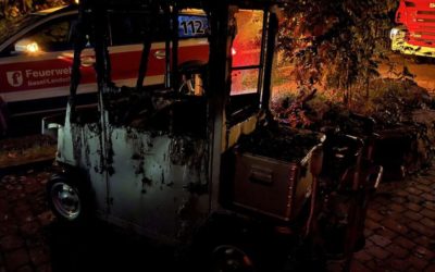 Sissach BL – Brand eines Senioren-Elektromobils erfordert Feuerwehreinsatz