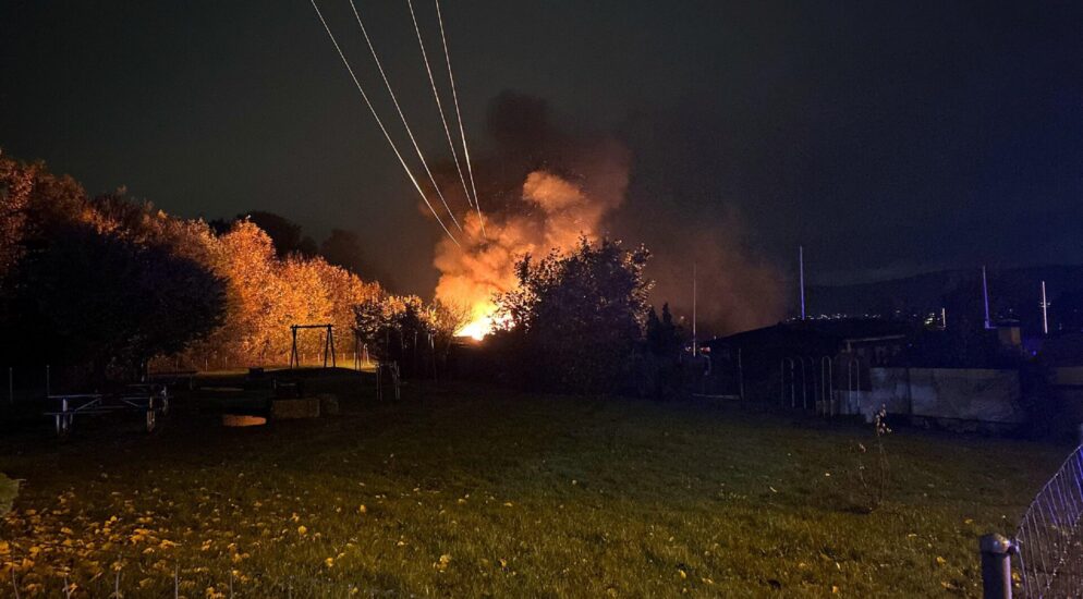 Dietikon ZH – Hoher Sachschaden bei Brand von Schrebergartenhäuschen