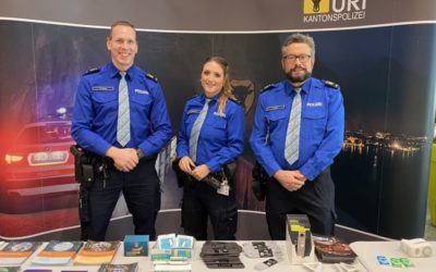 Bürglen / Schattdorf UR – Reges Interesse an Standaktion der Kapo Uri