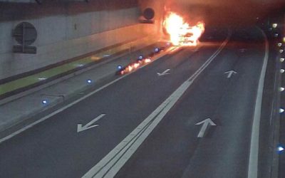 Göschenen UR – Auto gerät im Gotthard-Strassentunnel in Brand – ein Verletzter