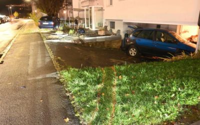 Buchs SG: Selbstunfall mit Auto – erheblicher Sachschaden