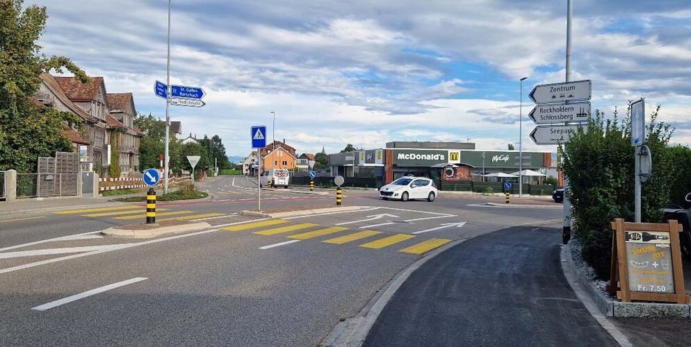 Fussgängerstreifen in Romanshorn TG muss aufgehoben werden Fussgängerstreifen in Romanshorn TG muss aufgehoben werden