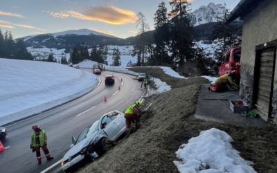 Cunter GR / N29 – Verkehrsunfall fordert zwei Verletzte