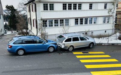 Trogen AR – In parkiertes Auto gefahren