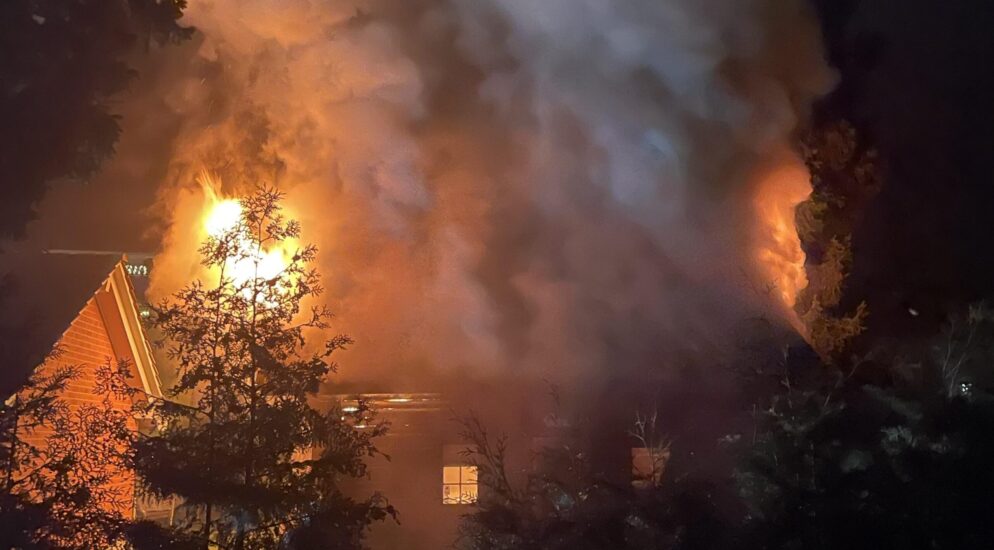 Rikon im Tösstal ZH – Brand eines kleinen Chalets