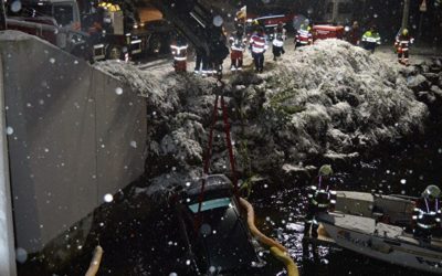 Kanton Nidwalden – Heftiger Schneefall führt zu diversen Verkehrsunfällen