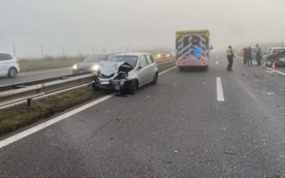 A12 / Riaz FR – Vier Verletzte bei Unfall auf der Autobahn