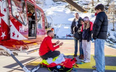 Kanton Wallis / Ski Valais – Air Zermatt-Helm für die besten Jungskifahrenden