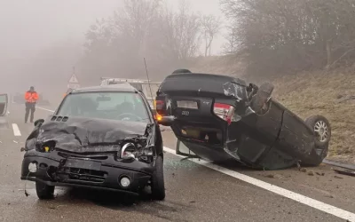 Kemmental/A7 TG – Glatteis führt zu sieben Unfällen mit rund 20 Fahrzeugen