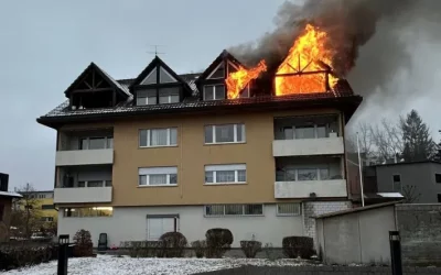 Niederrohrdorf AG – Gebäude nach Brand unbewohnbar