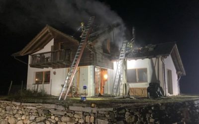 Leggia GR – Einfamilienhaus nach Brand teilweise zerstört