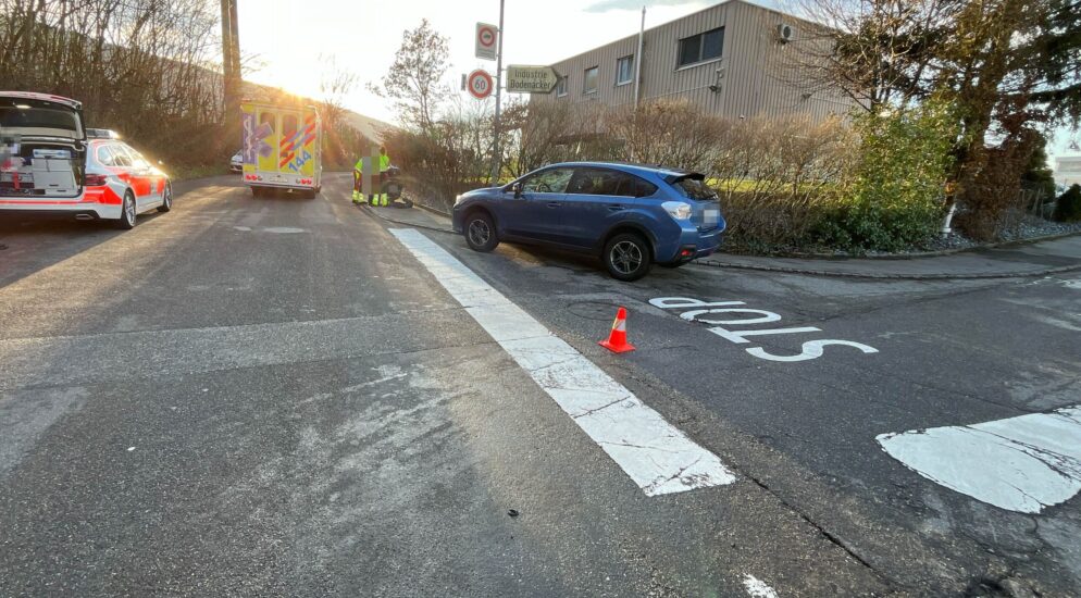 Unfall in Dulliken SO – Vortrittsberechtigter Motorradlenker (55) übersehen