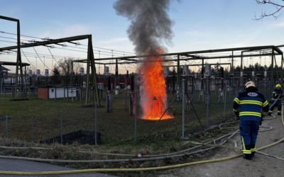 Birr AG – Kabelendverschluss in Brand geraten