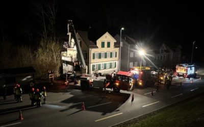 Wolfhalden AR – Brand auf Terrasse eines Mehrfamilienhauses