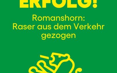Romanshorn TG – Raser (Deutscher, 27) aus dem Verkehr gezogen
