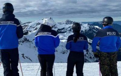 Walliser-französische Patrouille im Grenzskigebiet