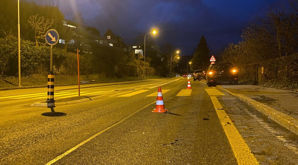 Unterägeri ZG – Frau (63) auf Fussgängerstreifen angefahren und verletzt