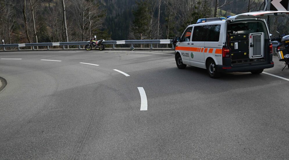 Mühlrüti SG – Kollision zwischen zwei Motorräder – beide verletzt