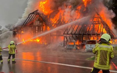 Lüterswil SO – Ehemaliges Bauernhaus durch Brand komplett zerstört