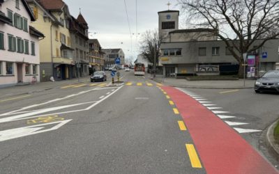 St.Gallen SG – Durch Vollbremsung verletzt