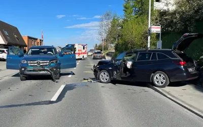 Ruswil / Luzern – Drei Personen bei Unfall verletzt