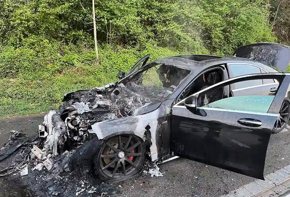 Hauptwil TG – Auto in Brand geraten