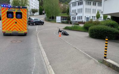 Grenchen SO – Lenkerin eines Elektro-Rollers bei Selbstunfall verletzt