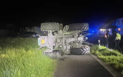 Zetzwil AG – Betrunken mit Traktor verunfallt