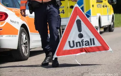 Rapperswil-Jona SG – Selbstunfall mit Motorrad