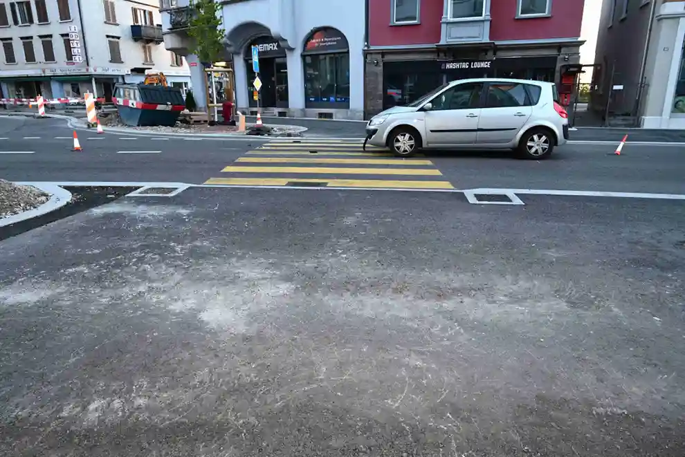 Rorschach SG – Unfall zwischen Auto und Fussgängerin – schwer verletzt