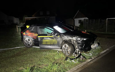 Ehrendingen AG – Betrunken mit Hydrant kollidiert