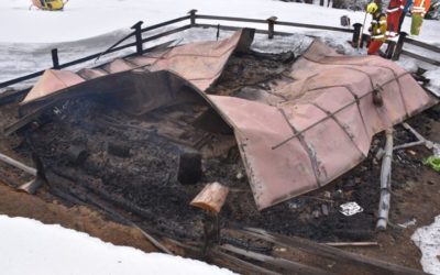 Scuol GR – Berghütte durch Brand total zerstört