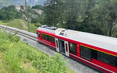Rhäzüns GR – Brand an Bahnwagen – Reisende evakuiert