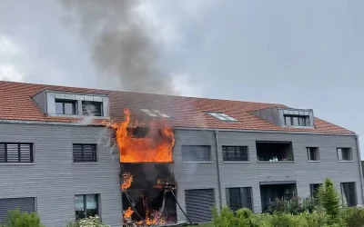 Chapelle (Glâne) FR – Brand eines Wohnhauses
